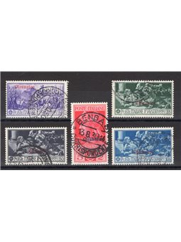 Cyrenaica 1930 Ferrucci series no. 63/67 Cat. €165 (U)