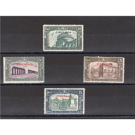 Cyrenaica 1930 Militia Series III No. 68/71 Cert. CiBaFil Cat. €400 (*)