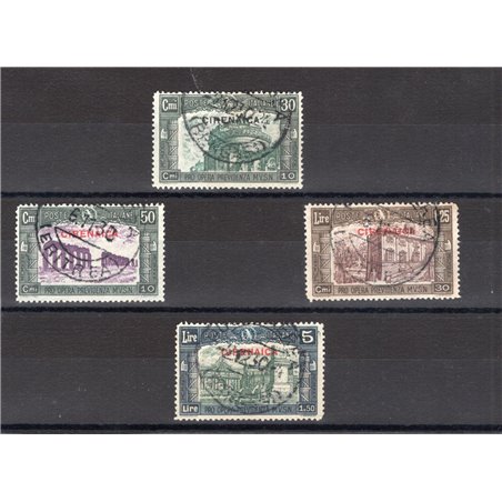 Cirenaica 1930 Milizia III serie n° 68/71 Cert. CiBaFil Cat. € 900 (U)