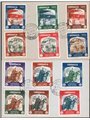 Cyrenaica 1934 Colonial Exhibition on two envelopes series no. 93/98 + P.A. 24/29 Cat. € 400 (U)
