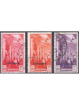 Cirenaica 1932 P.A. soprast. serie n° 1/3 Cat. € 50 (U)