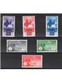Cirenaica 1932 P.A. Soggetti africani serie n° 6/11 Cert. CiBaFil Cat. € 275 (**)