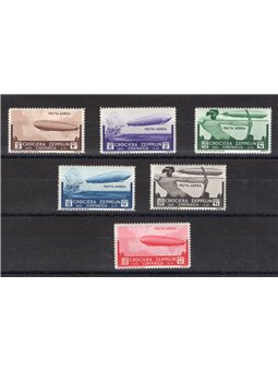 Cyrenaica 1933 P.A. Zeppelin Cruise series no. 12/17 CiBaFil certificate Cat. €300 (**)