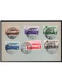 Cirenaica 1933 P.A. Crociera Zeppelin serie n° 12/17 Cert. CiBaFil Cat. € 1.650 (U)