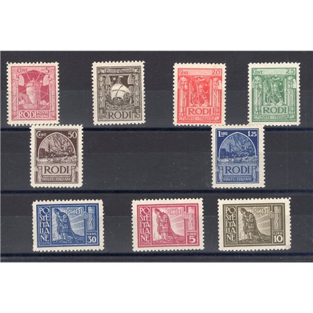 Egeo 1929 Pittorica serie n° 3/11 Cert. CiBaFil Cert. Biondi Cat. € 2.750 (**)