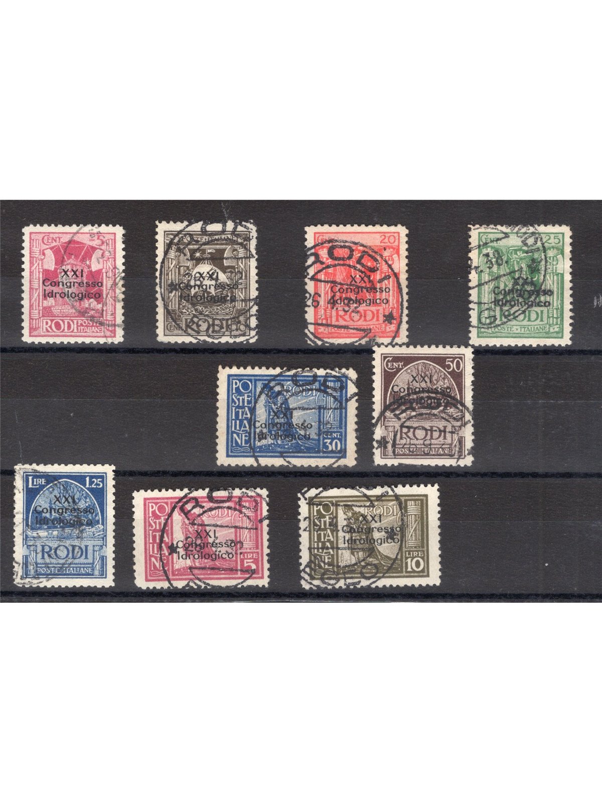 Egeo 1930 Pittorica con soprast. serie n° 12/20 Cert. CiBaFil Cat. € 2.600 (U)