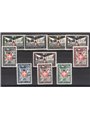 Egeo 1932 Ventennale dell'Occupazione serie n° 65/74 Cert. CiBaFil Cat. € 1.500 (**)