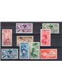 Egeo 1934 Calcio serie n° 75/79 + P.A. 34/37 Cert. Biondi Cat. € 2.900 (**)