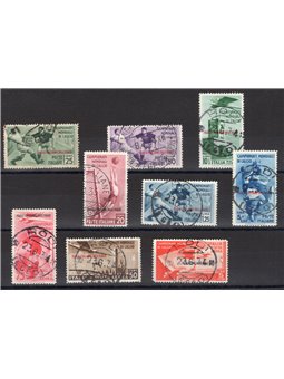 Egeo 1934 Calcio serie n° 75/79 + P.A. 34/37 Cert. CiBaFil Cat. € 2.000 (U)