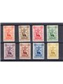 Egeo 1935 Holy Year series no. 91/98 Cert. Biondi Cat. €1,625 (** )