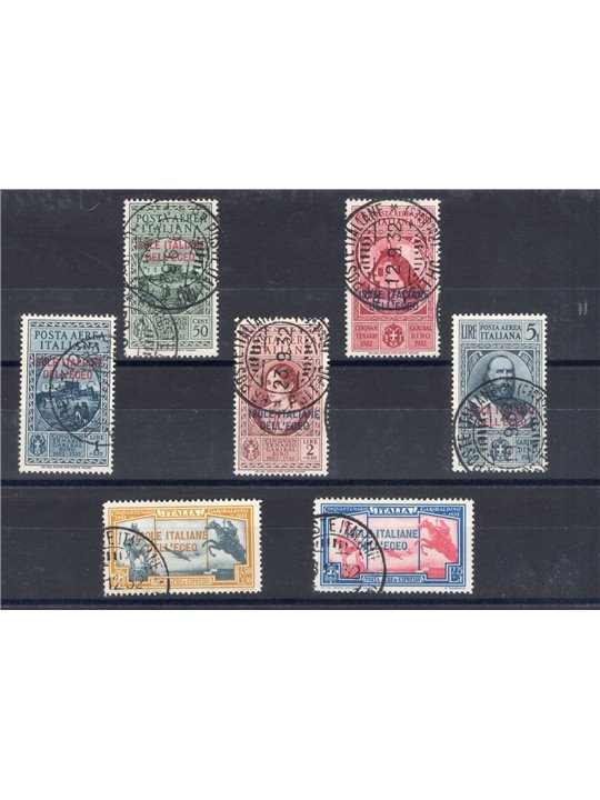 Egeo 1932 P.A. Garibaldi series no. 14/20 Biondi certificate Cat. €2,200 (U)