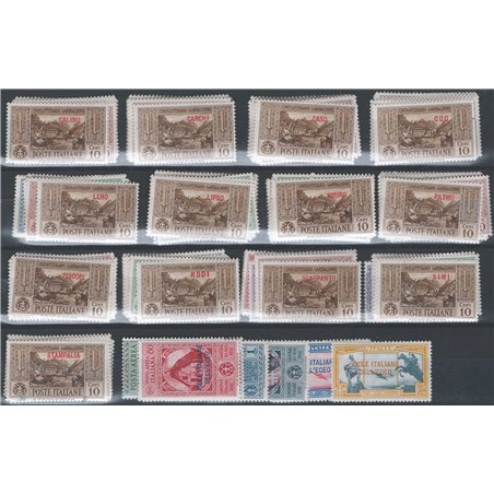 Egeo 1932 Garibaldi il giro delle 13 isole + P.A Cat. € 4.780 (*)