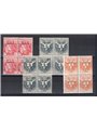 Eritrea 1916 Red Cross series no. 41/44 in a block of four Biondi certificate Cat. €1,800+ (**)