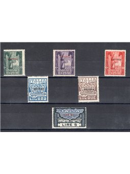 Eritrea 1923 Marcia su Roma serie n° 65/70 Cat. € 300 (**)