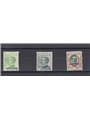 Eritrea 1924 Overprint series nos. 93/95 with excellent centring Biondi Cert. Cat. €2,100 (**)