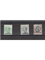 Eritrea 1925 Soprast. serie n° 93/95 Cert. Biondi Cat. € 240 (U)