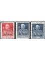 Eritrea 1925/26 Giubileo dent. 11 serie n° 96/98 Cat. € 110 (U)