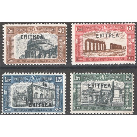Eritrea 1927 Militia I series no. 116/19 Cat. €60 (**)