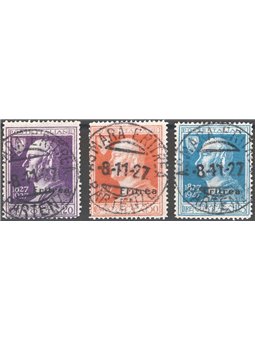 Eritrea 1927 Volta series no. 120/22 Cat. €180 (U)