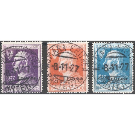 Eritrea 1927 Volta serie n° 120/22 Cat. € 180 (U)