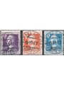 Eritrea 1927 Volta series no. 120/22 Cat. €180 (U)