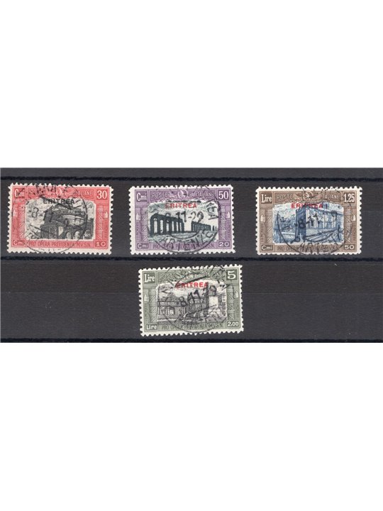 Eritrea 1928 Milizia II serie n° 138/41 Cert. CiBaFil Cat. € 280 (U)
