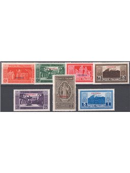 Eritrea 1929 Montecassino serie n° 145/51 Cat. € 120 (*)