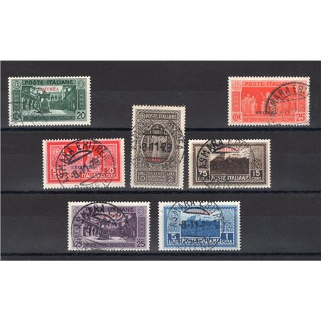 Eritrea 1929 Montecassino series no. 145/51 catalogue price €250 (U)