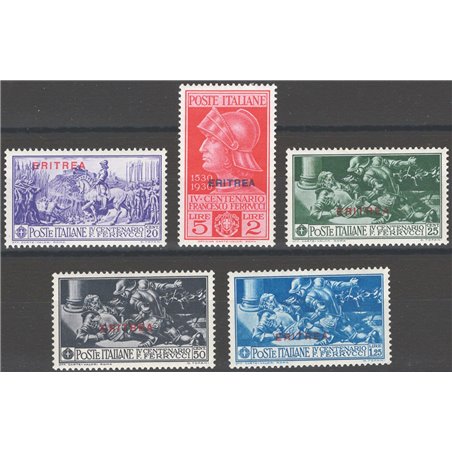 Eritrea 1930 Ferrucci serie n° 165/69 Cat. € 100 (*)