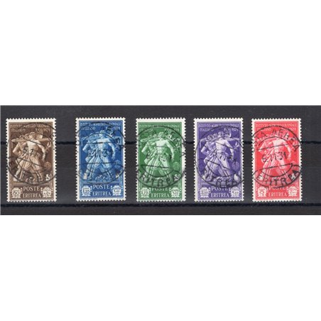 Eritrea 1930 Istituto Agricolo Coloniale serie n° 174/78 Cat. € 275 (U)