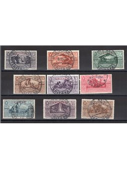 Eritrea 1930 Virgilio series no. 179/87 Cat. €225 (U)