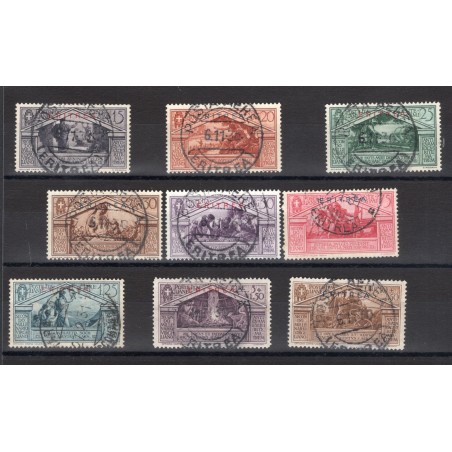 Eritrea 1930 Virgilio serie n° 179/87 Cat. € 225 (U)