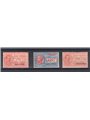 Eritrea 1907/21 Express overprinted series no. 1/3 with excellent centring Cert. Biondi Cat. € 1,600 (** )