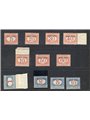 Eritrea 1903 Tax stamp with overprint series no. 1/11 certified by CiBaFil catalogue price €17,000 (**)