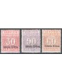 Eritrea 1916 Servizio commissioni soprast. serie n° 1/3 Cert. Biondi Cat. € 250 (*)