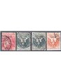 Libia 1915/16 Croce Rossa serie n° 13/16 Cat. € 150 (U)