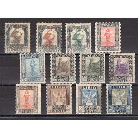 Libya 1921 Pictorial series no. 21/32 CiBaFil Cert. Cat. € 1,200 (*)