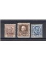 Libya 1928/29 Overprint series no. 78/80 with excellent centring Biondi Certificate Cat. €1,200 (**)