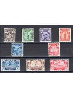 Libya 1931 5th Tripoli Fair series no. 95/102 + P.A. 3 + Ex 16 CiBaFil certified Cat. €975 (**)