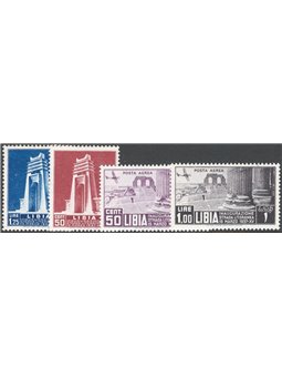 Libia 1937 Strada litoranea serie n° 140/41 + P.A. 30/31 Cat. € 40 (**)