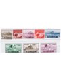Libya 1939 13th Tripoli Fair series no. 158/62 + P.A. 38/40 Cat. €35 (**)