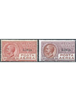 Libya 1928/29 P.A. overprinted series no. 1/2 Biondi cert. cat. €375 (**)