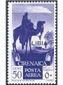 Libya 1936 P.A. Cyrenaica stamp 50 c. violet overprinted no. 27 cat. €200 (**)