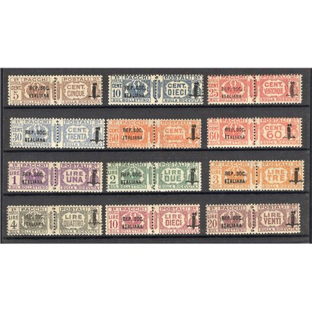 Libya 1937/41 P.A. African subjects: the three airmail issues nos. 28/29 + 46/51 + 52 Cat. € 110 (**)