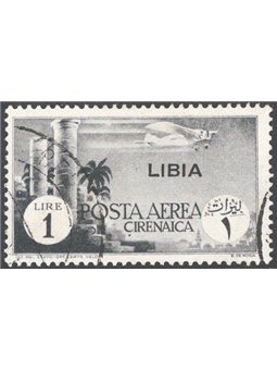 Libia 1941 P.A. Soggetti africani. n° 52 con annullo poco leggibile Cat. € 140 (U)