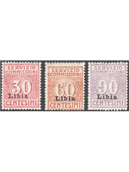 Libya 1915 Commission Service overprint no. 1/3 Cat. € 200 (*)