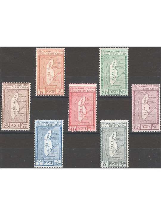 Oltre Giuba 1926 Annessione serie n° 29/35 Cat. € 40 (**)
