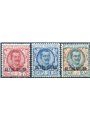 Oltre Giuba 1926 Floral overprint series no. 42/44 with excellent centring Cert. Biondi Cat. €2,500 (**)