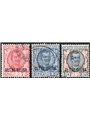 Oltre Giuba 1926 Floral overprint series no. 42/44 CiBaFil certificate Cat. €800 (U)