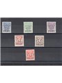 Oltre Giuba 1925 Overprinted money order tax stamp series no. 1/6 with excellent centring. Certified by Biondi. Catalogue price: